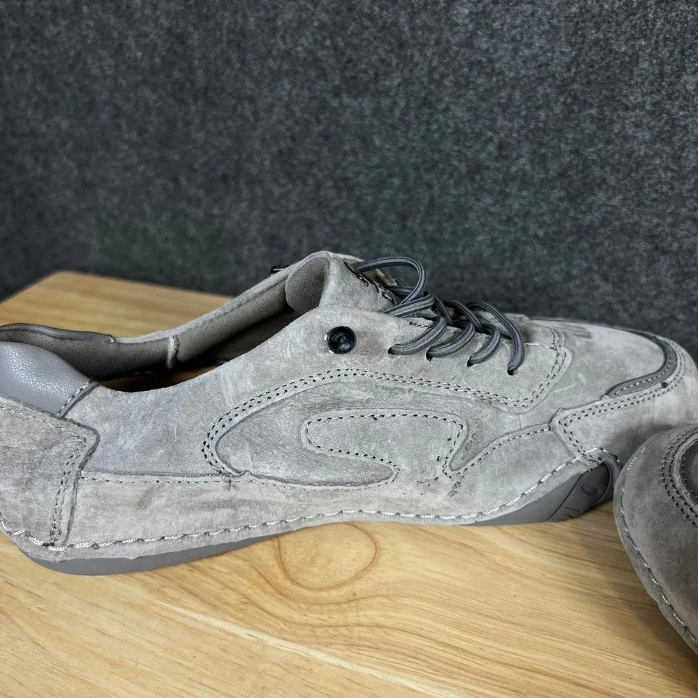 Dbeck Amundsen Grey Suede Handcrafted Casual Outdoor Walking Shoes Size 36